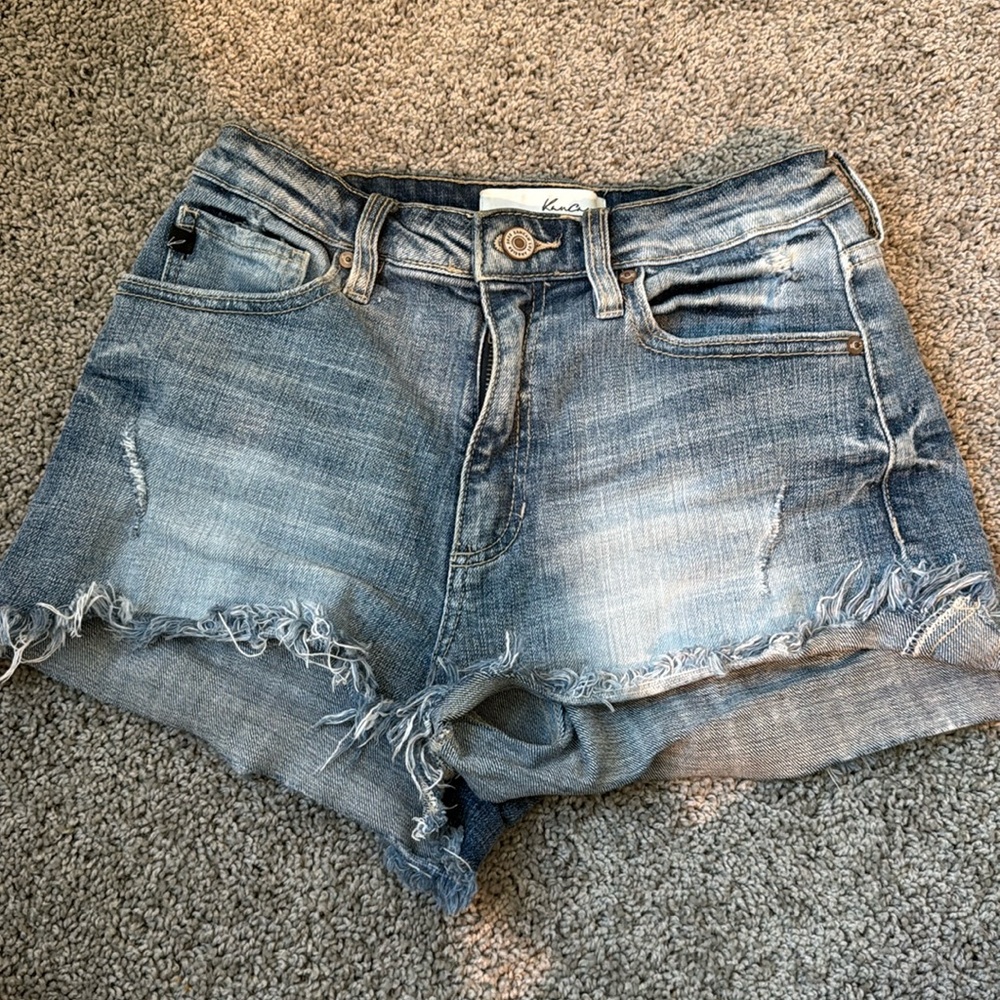 Denim shorts